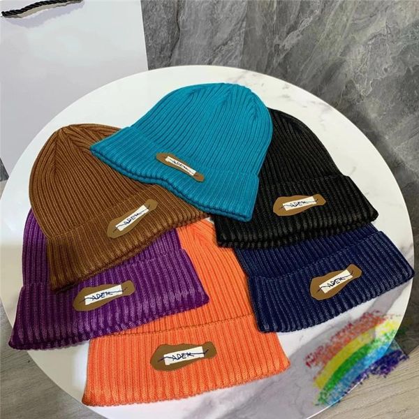 

beanies winter ader patch men women casual adererror caps high street error hats