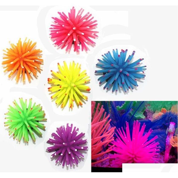 

sile aquarium fish tank artificial coral plant underwater orn qylafc yh_pack