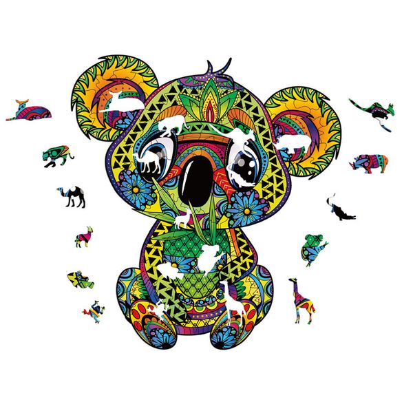 

irregular puzzles netflix animal puzzle toys shaped puzzles lion koalas hell-level difficulty 2021 sell gift of the friend