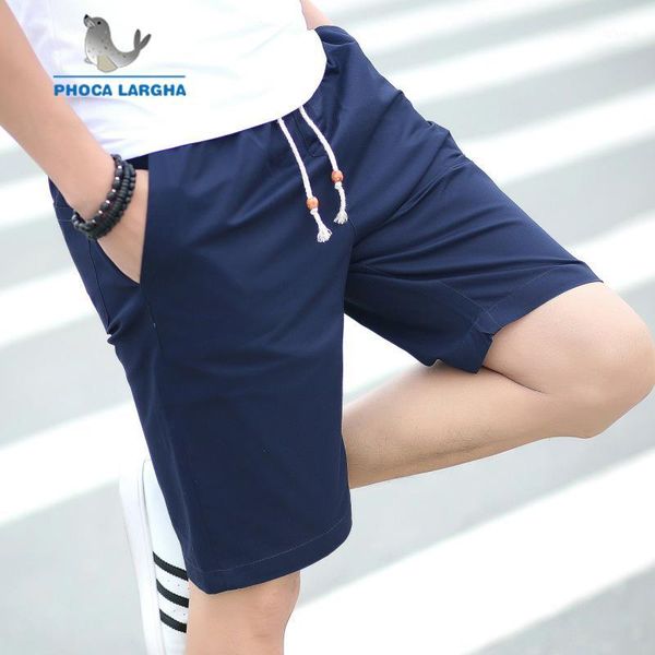 

new summer casual shorts men cotton fashion style men shorts bermuda beach solid color shortsshort for male plus size m-5xl1, White;black