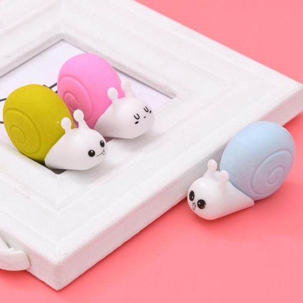 

1 шт. милая маленькая маленькая улитка ластика резиновая канцтовары creative creative kawaii papelaria child learning школьные принадлежност