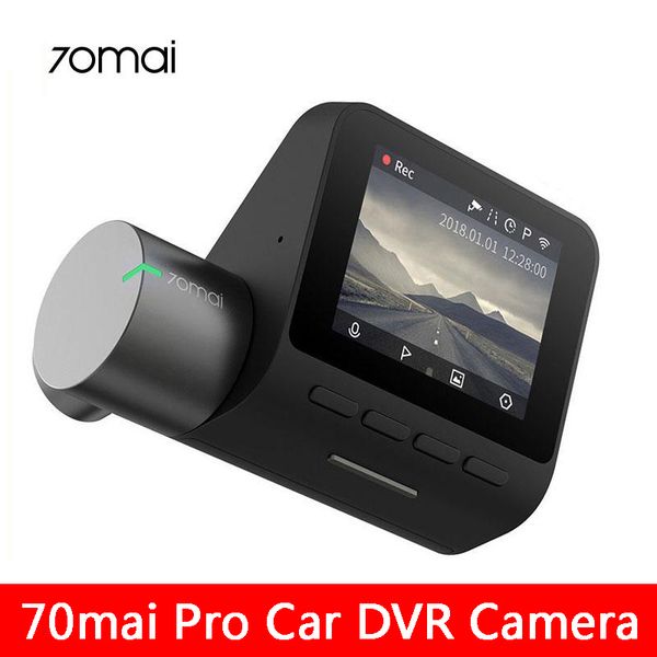 Xiaomi 70mai Pro Dash Cam Inteligente Carro DVR Câmera 1944P Dasha-Câmera Wi-Fi Night Vision G-Sensor 140 Grande Ângulo Auto Gravador de Vídeo CN Versão