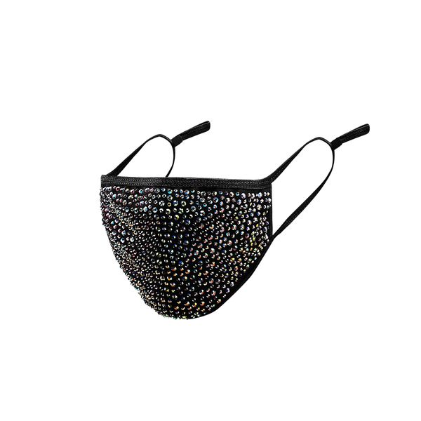 

sparkling black for fashion diamond mask reusable mask washable women rhinestone wravk crystal and fa masquerade ercaj bling etxik