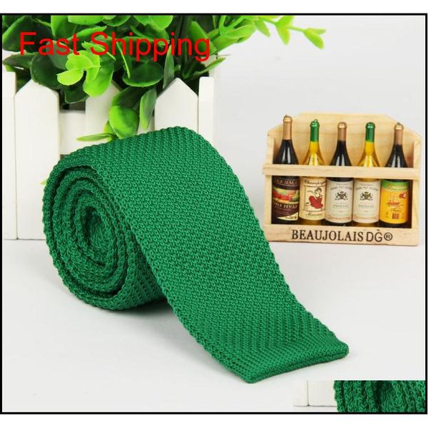 

men knitting neck ties knots tie men's casual solid kintted polyester silk narrow design flat-end necktie neck tie qylwxi nana_shop, Blue;purple