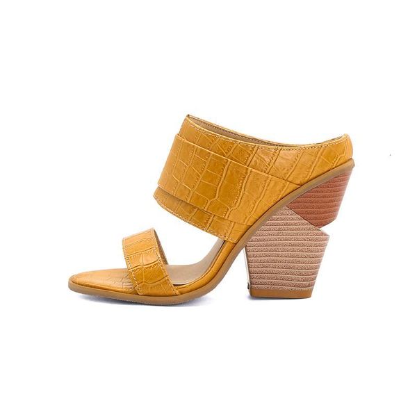 

2021 new fashionable female sandals high heels yellow ladies shoes y9yw, Black