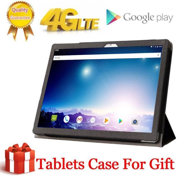 

tablet pc 2021 gift case tabletr 1920x1200 4g lte 10.1 inch 2.5d 10 deca core mtk6797 8gb ram 128gb rom android 9.0 mt67971