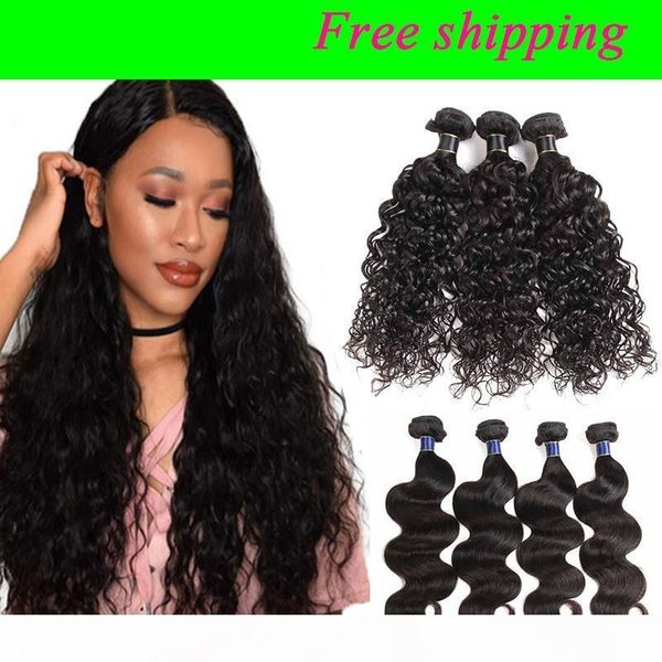 

brazilian virgin human hair wefts natural wave unprocessed peruvian malaysian indian body wave hair bundles natural black extensions