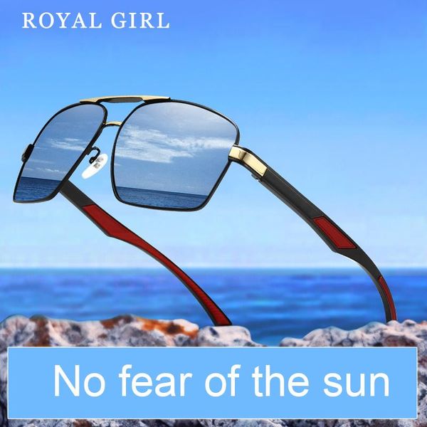 

sunglasses royal girl men's metal polarized driver driving sun glasses classic fashion square uv400 ss110, White;black