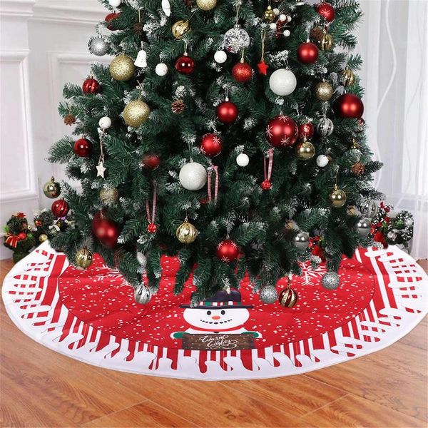 

80cm christmas tree skirt carpet new year decorations xmas christmas decoration tree skirt ornaments festive party supplies