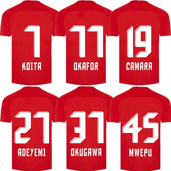 

salzburg soccer jerseys 2020 21 home okugawa camara okafor mwepu szoboszlai koita daka adeyemi football shirt, Black;yellow