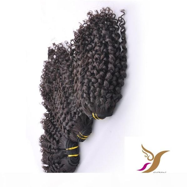 

darkest brown color brazilian curly hair extension 100% brazilian human remy hair weave 6a unprocessed brazilian hair, Black