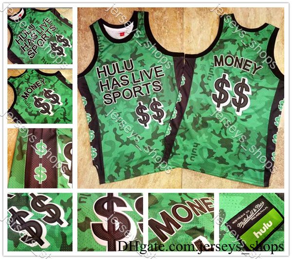 

mens retro all-star jerseys m&n hulu mesh jersey dense embroidery mitchell & ness hardwoods classics swingman shirts, Black;red