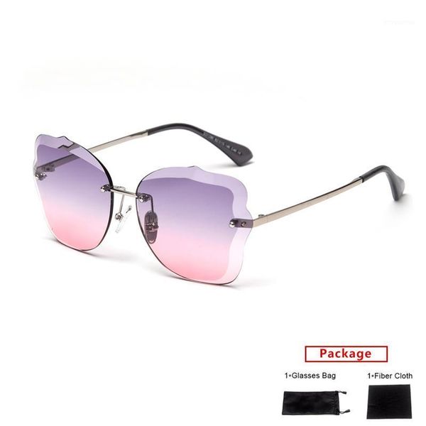 

mimiyou rimless cat eye sunglasses women butterfly shape retro fashion sunglasses men sun glasses brand uv400 eyeglasses shades1, White;black