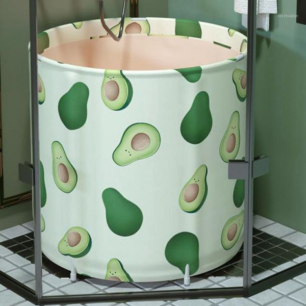 

bathing tubs & seats bath barrel adults fold household women's whole body artifact large sitting and thicken adult1