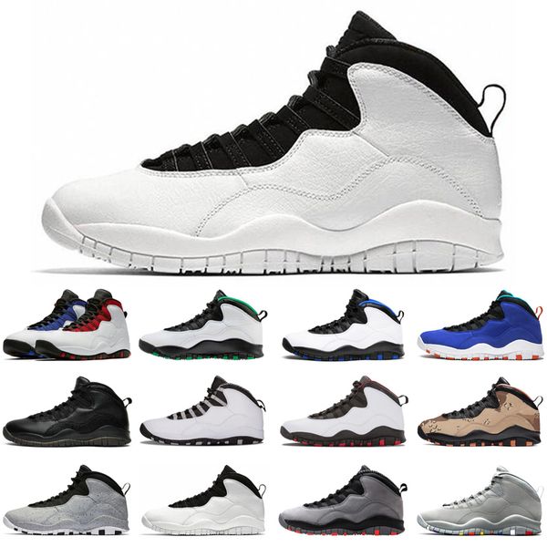 

мода jumpman 10 10s мужские баскетбольные туфли westbrook orlando smoke серый атлетические мужские тренеры спортивные кроссовки размером 7-1, White;red