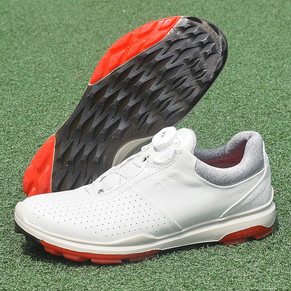 

genuine golf shoes for men make comfortable tennis 2020 new leather man trianers sport, Black;brown