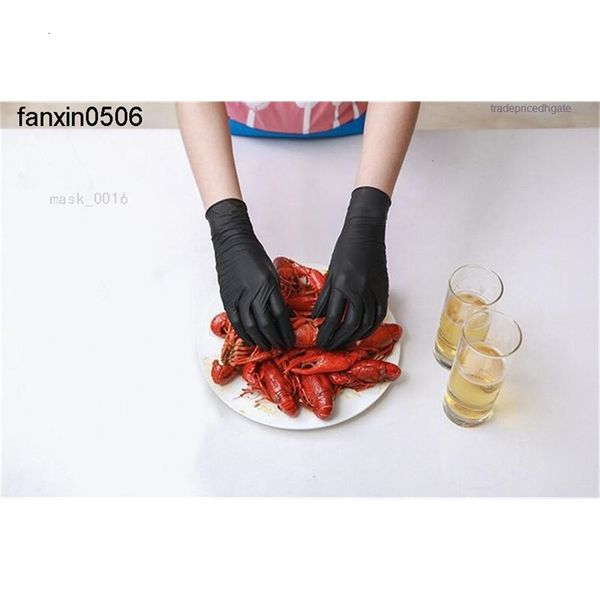 

cleaning latex disposable nitrile for 100pcs food laboratory rubber gloves multifunctional home tools 7w6j