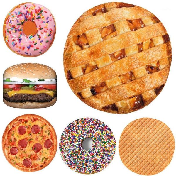 

blankets 3d tortilla pizza sweet circle hamburger blanket mexico carpet home soft warm pancake pie blanket1