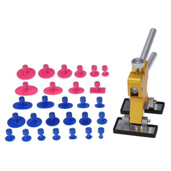

tools kit professional hand tool sets car paintless dent repair tools set gold dent puller glue tabs