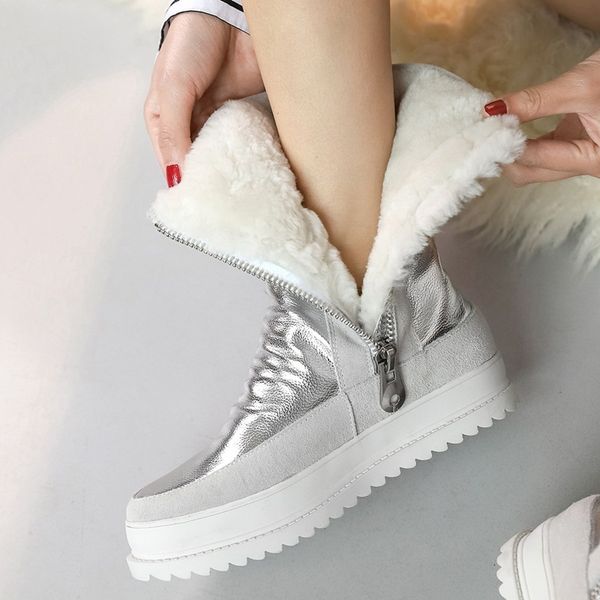 

2021 new fashionable shoes woman toe retro winter boots big 43 5pxr, Black