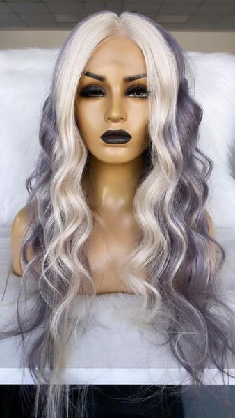 

virgin hair lace front wig 13x4 130% 150% 180% density can be colored to ombre, balayage custom color, Black;brown