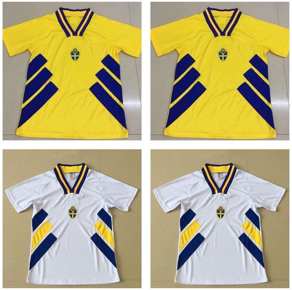 

retro 1994 sweden soccer jersey 94 dahlin brolin larsson ingesson classic vintage football shirts calcio ibrahimovic 10 berg hgdghjhdfkhyrw, Black;yellow