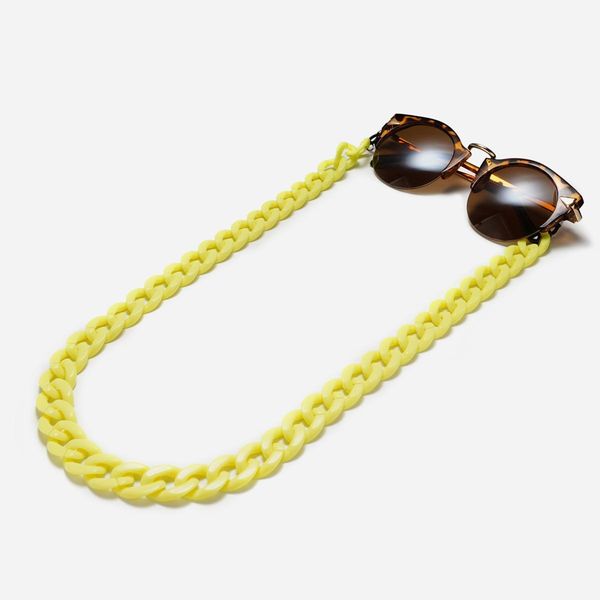 

2020 fashion acrylic candy color reading glasses chain for women cords beaded eyeglass lanyard hold straps sunglasses chain cord h bbyqxq