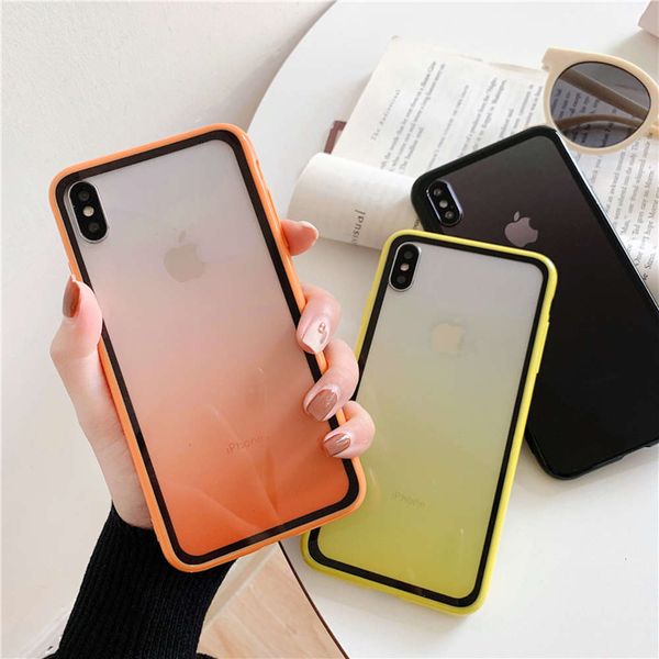 

gradient transparent soft 8plus 7p 6 mobile phone shell xs max xr / x female vip 6s set personality creativity net4fre