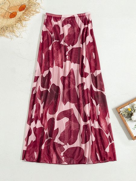 

allover print cover up r3pd#, White;black