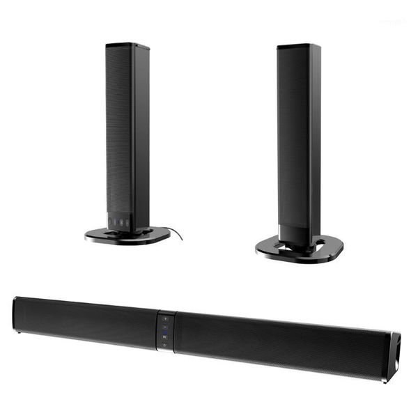 

20w separable soundbar bluetooth speakers built-in subwoofer 4.0 channel 3d surround sound with mic for home tv pc1