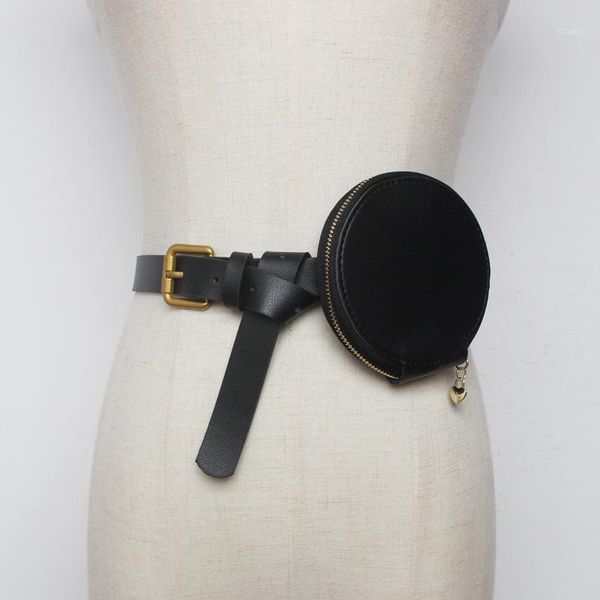 

waist bags ms fanny pack hanging zero wallet female lovely mini multi-function zipper brief paragraph small coin purse bag1