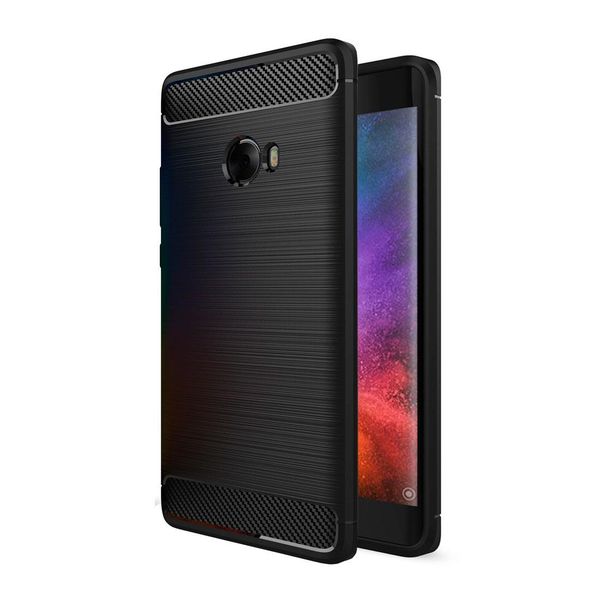 

for xiaomi note 2 brushed texture carbon fiber tpu protective case