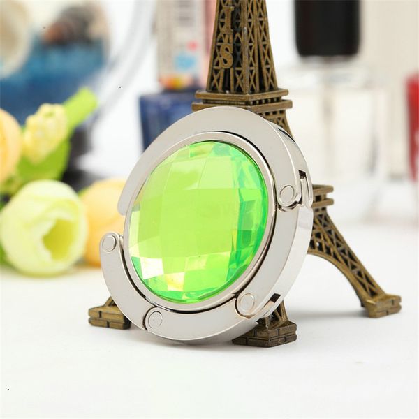 

alloy folded fashion handbag portable crystal tote rhinestone hanger bag desk hook holder 6 nm7d4