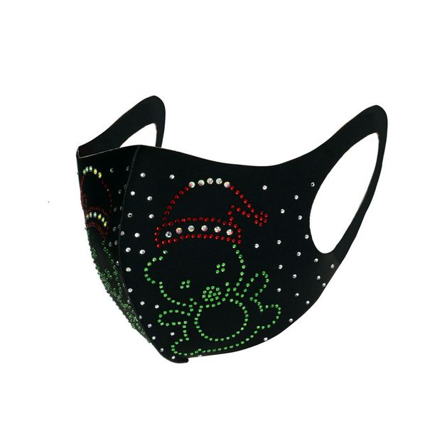 

wvxwwashable calico anti-fog cotton color christmas cartoon face mask party masks fashion design facemasks