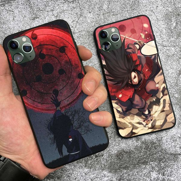 

madara uchiha animated naruto vip 6 6s 7 plus x xr 11 12 mini pro max silicone case