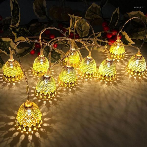 

christmas decorations battery powered led pinecone acorn lamp string hazelnut tree room courtyard decoration pendant lantern home decor1