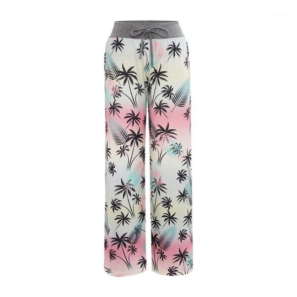 

women cotton printed long trousers leisure daily home pajama pants female ladies spring autumn casual sleeping bottoms1, Black;red