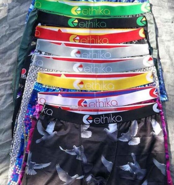 

мужская эфика нижнее белье бренд дизайнер мода высококачественные дышащие боксерские трусы мужские сексуальные нижние талии белье боксеры му