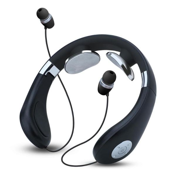 

wireless neckband earphone bluetooth 5.0 portable in-ear headset comfortable ergonomic neckband design intelligent neck massage