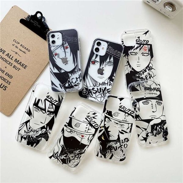 

silicon soft et with animated naruto sakashi for def 11 12 pro xs max 6 7 8 plus x xr itachi minato