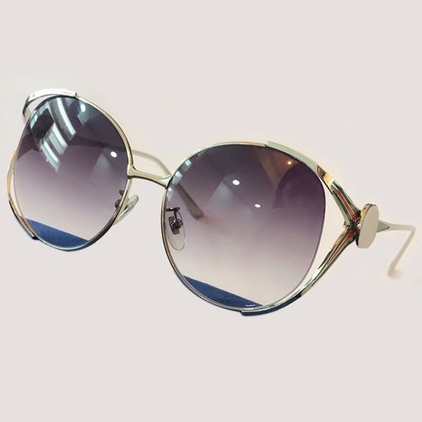 

high end ovais feminino 2020 luxo marca novo estilo culos uv400 lentes de sol mujer cnj7, White;black