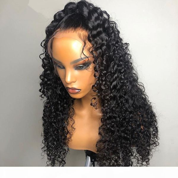

water wave 360 lace frontal wig pre plucked 130 density lace front human hair wigs glueless full ending swiss lace wig, Black;brown