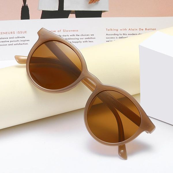 

sunglasses kujuny mocha milk vintage round sun glasses women brand design sunglass retro ladies korea style eyewear, White;black