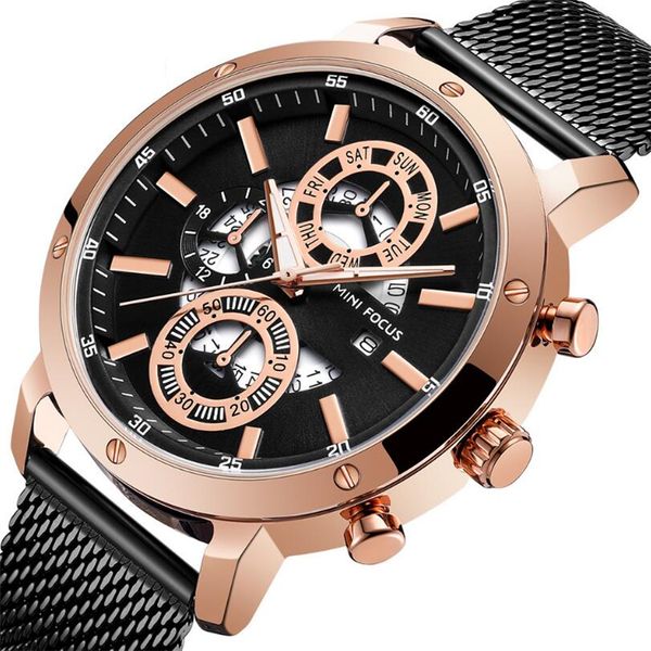 

Mechanical Watch Men's Wrist watches Luxury customize brand same style Male Waterproof Clock Steel Strap wristwatch, Bronze