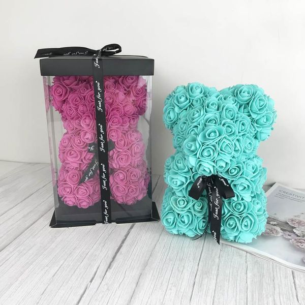 

мыльная пена роза медвежонка медведь розы teddi медведь подарочная коробка роза цветок искусственный новый год свадьба подарки женщин валент