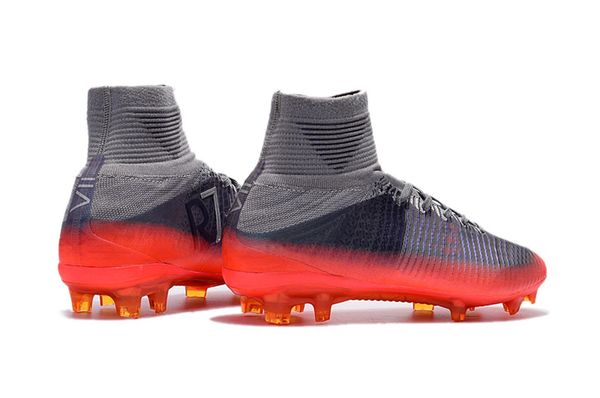 

mens mercurial superfly 2021 new cr7 football boots fg black white soccer shoes red soccer cleats size 39-45