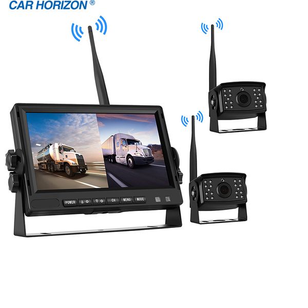 

car camera wireless monitoring 7 "4 segmentation vehicle display truck wireless reverse image night vision car camera