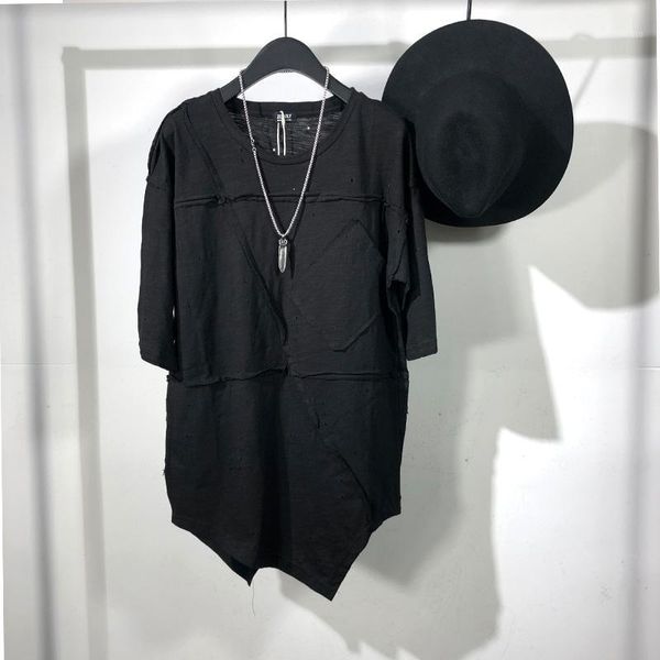 

owen seak men t shirt high street men's clothing tees summer men oversized designer brand black japanese hip hop t shirt1, White;black