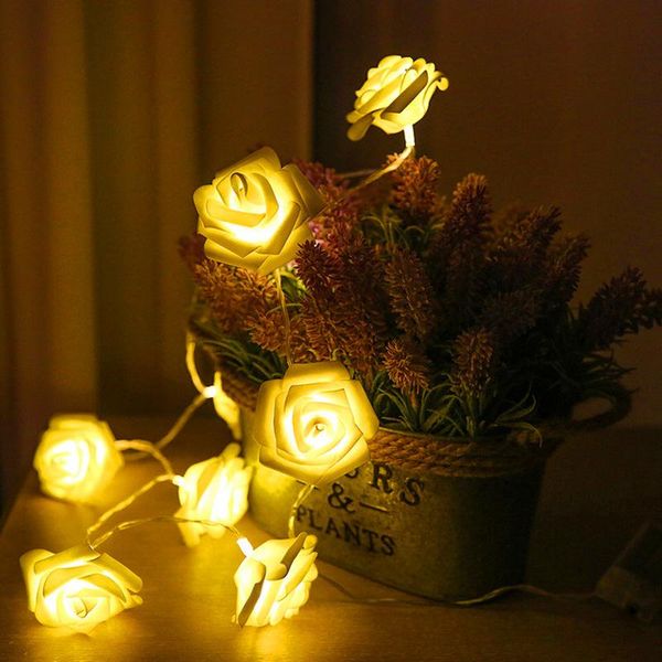 

1.5m 10 rose flower led string lights battery operated new year 2020 christmas home decorations navidad 2019 kerst home decor. jllskt