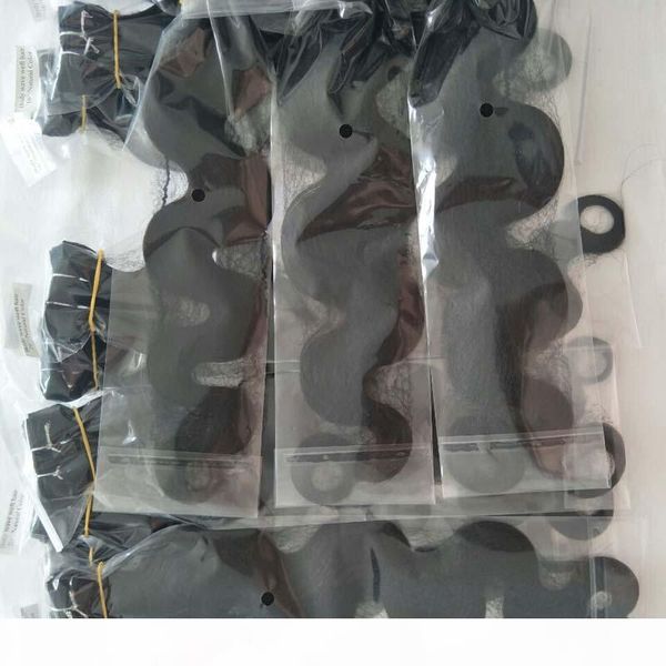 

brazilian virgin hair body wave bundles human weaves 90gr weft 270gr lot, dhl, Black